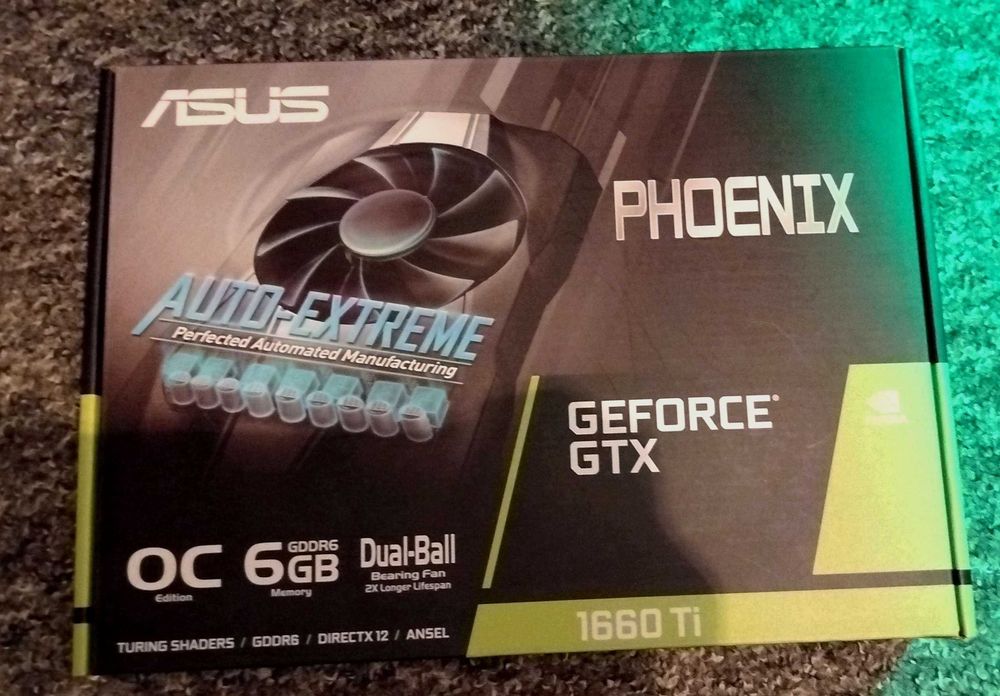 Geforce Gtx 1660 TI OC 6gb Asus Phoenix