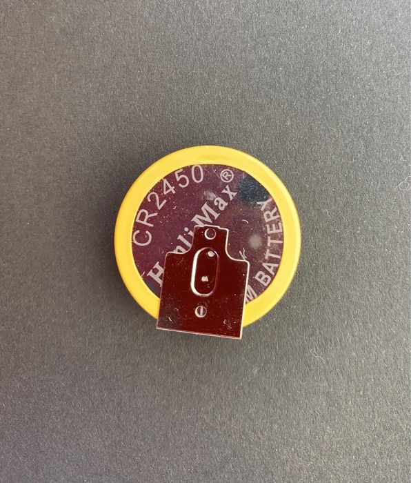 Via verde pilha CR2032, CR2450 e ER14250