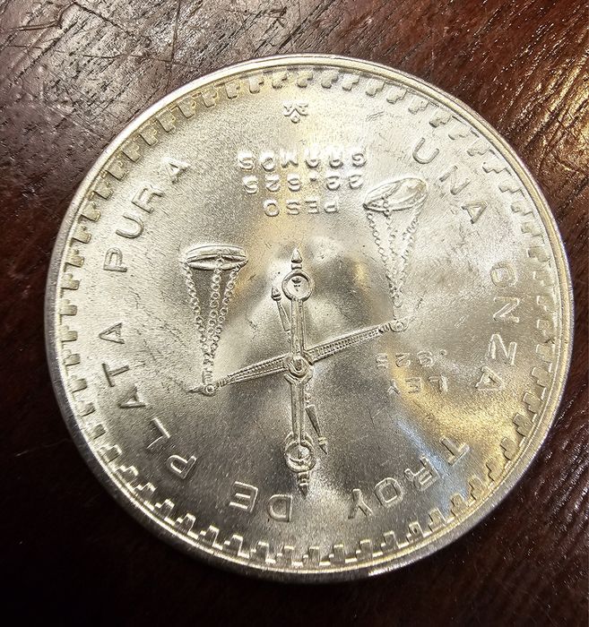 Stara moneta Meksyk 1979 Waga Onza