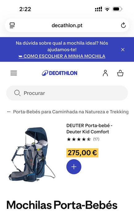 Mochila Caminhada