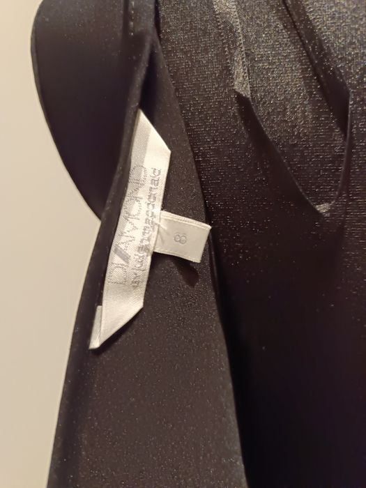 Sukienka 36 S mala czarna cyrkonie Diamond suknia M