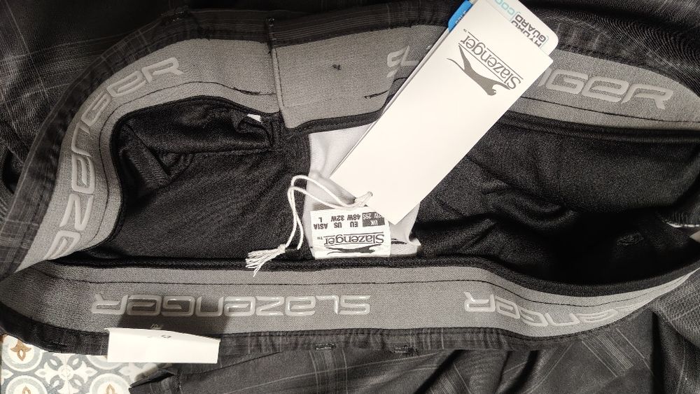 Spodnie Slazenger Golf r. 32 krata NOWE Fit Hydro Cool