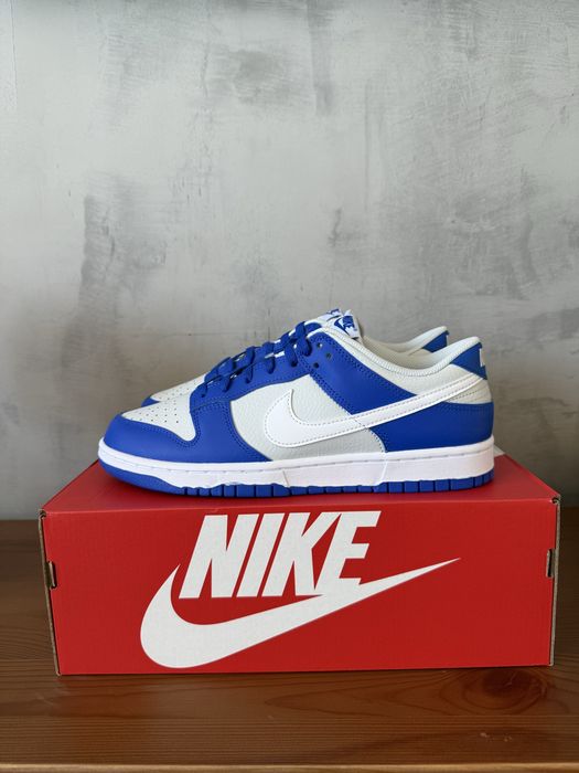 Nike Dunk Low Photon Dust/White-Racer Blue