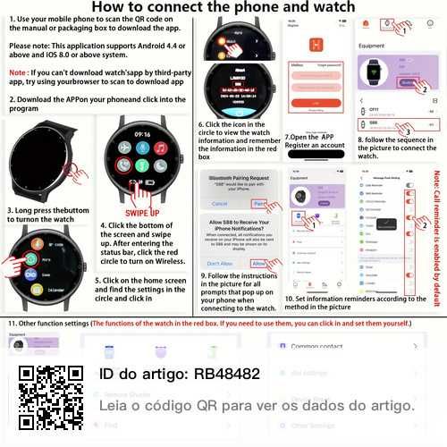 Smartwatch NOVO EM FOLHA Selado