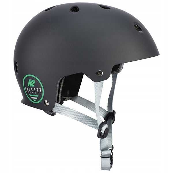 K2 Varsity M 55 58 kask rolki skate BMX rower czarny