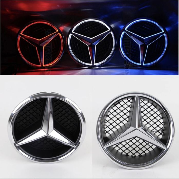 Mercedes Emblema dianteiro LED FULL
