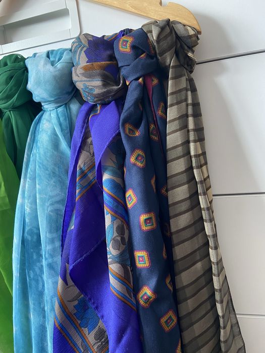 Set de 7 lenços multicolor