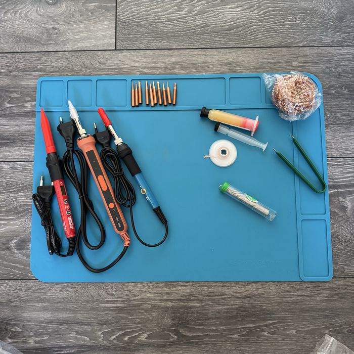 Паяльний набір паяльник флюс мідна