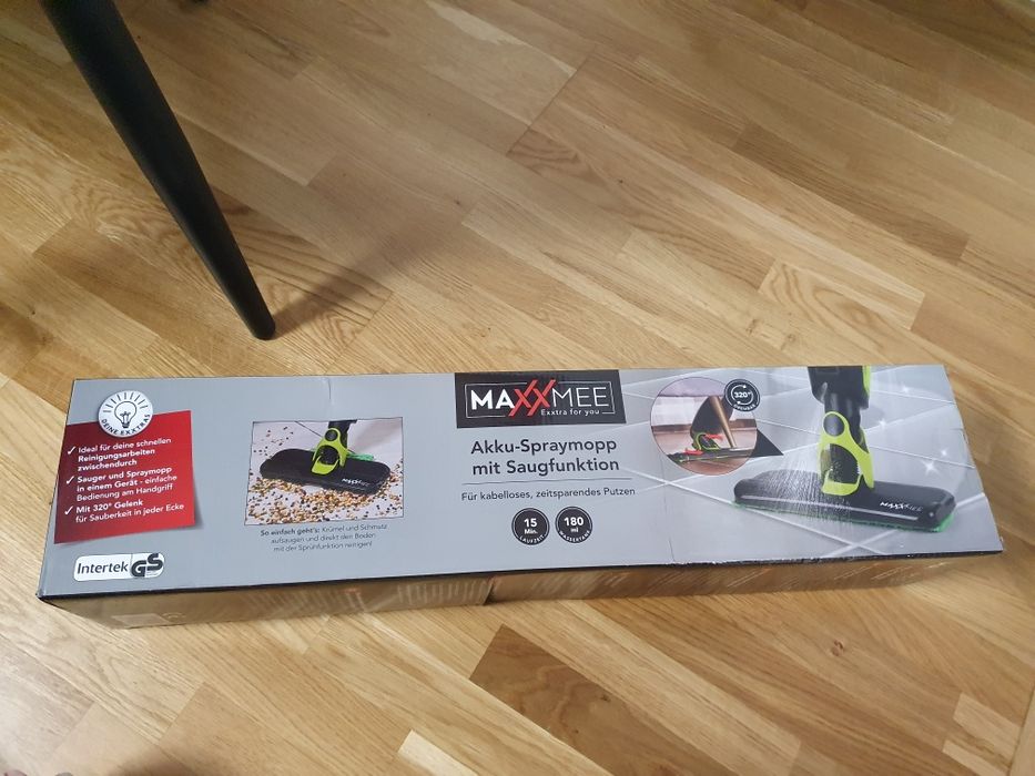 MAXXMEE Nowy odkurzacz myjący Akumulatorowy odkurzacz i mop w sprayu