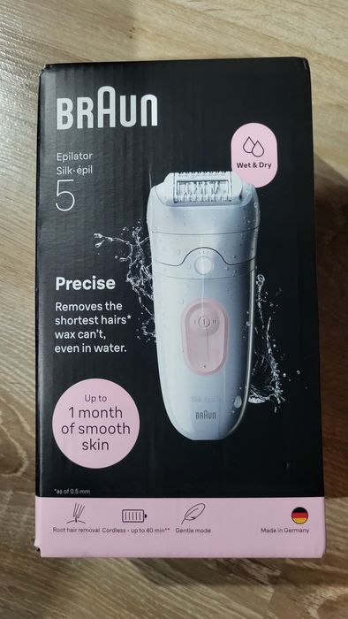 Braun Silk-épil 5-000 epilator z trymerem i golarką. OKAZJA
