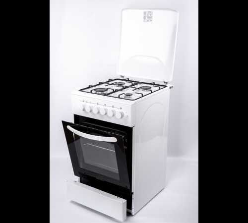 Плита газоелектр. FM5612W 50см. біла (GRUNHELM) електродуховка