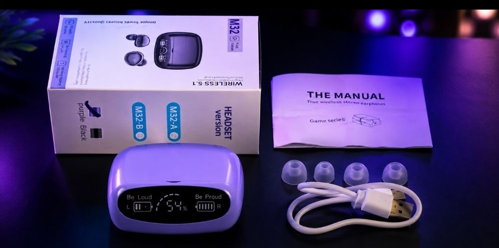Беспроводные наушники M32 TWS Bluetooth 5.13