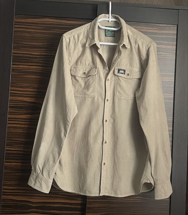 Чоловіча котонова сорочка superdry, l / 48 розмір, ідеальний стан!