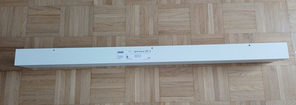 Zestaw 2 białych półek, półki