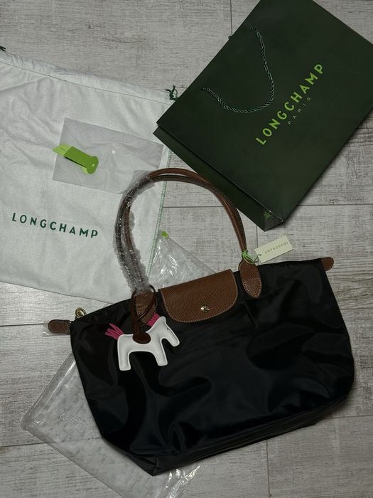 Сумка Longchamp le pliege розмір L в кольорах тренд 2026 для навчання