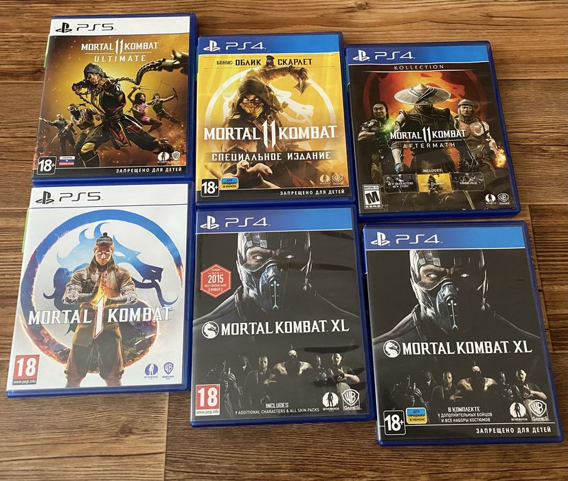 Sony PS4: FarCry, Assassin’s, Mortal Kombat, God of War, A Way Out,CoD
