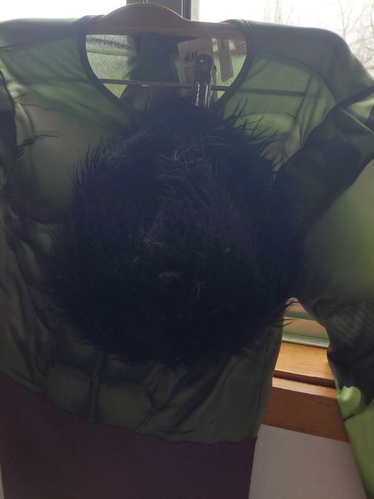 Hulk fato de carnaval  tamanho 9-10