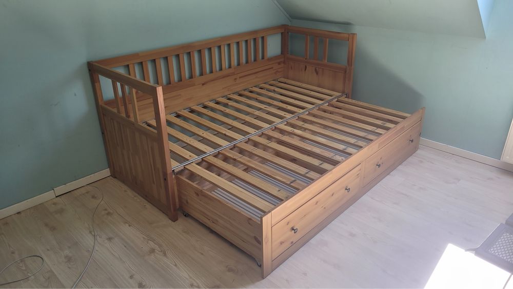 Łóżko IKEA HEMNES drewniane 80x200