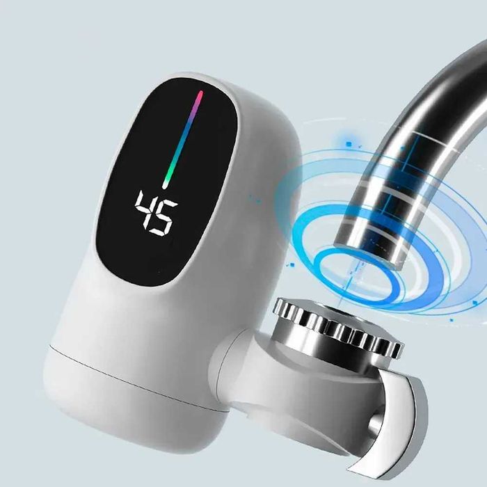 Проточний водонагрівач Zoosen ZSW D03 з LCD дисплеєм нагрів до +50 С