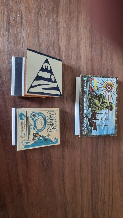 Carteiras de fósforos da antiga Empresa  Insulana  de Navegação  - EIN