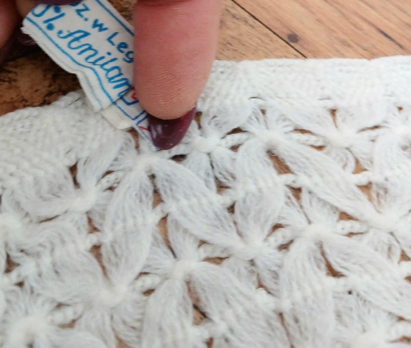 Szal szalik ażurowy