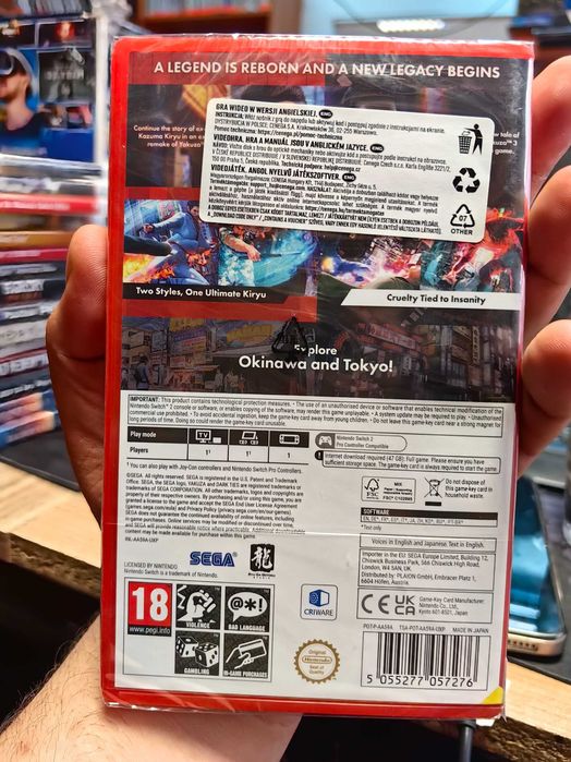 Yakuza Kiwami 3 Dark Ties Nintendo Switch2 Folia Skup Wymiana SklepRetroWWA
