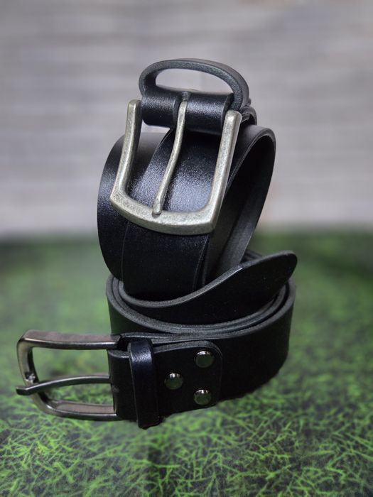 Чоловічий пасок ремінь з натуральної шкіри