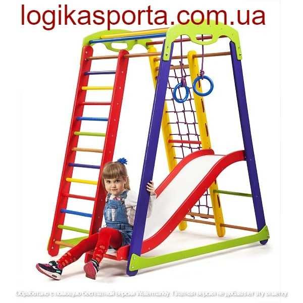 Детский спортивный комплекс. Горка. Качели. Игровая площадка.