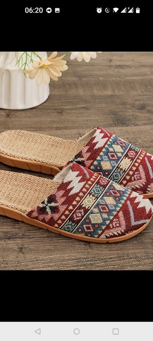 Льон,натуральна тканина,шлепанці,капці