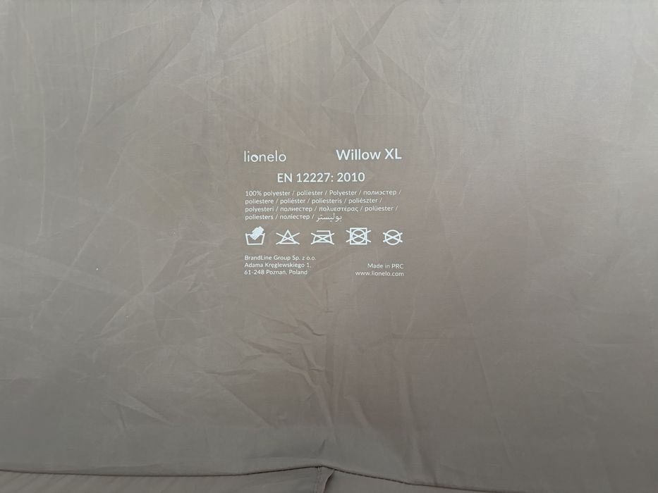 Kojec dla dziecka Lionelo Willow XL 207x187 Beige Sand