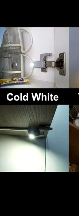 16 peças Luz led para Armários com Pilhas incluída Novo