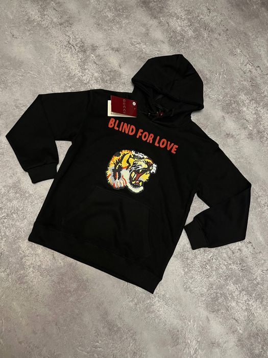 Худі Gucci Blind For Love , кофта гуччі блинд фор лов худи С М Л