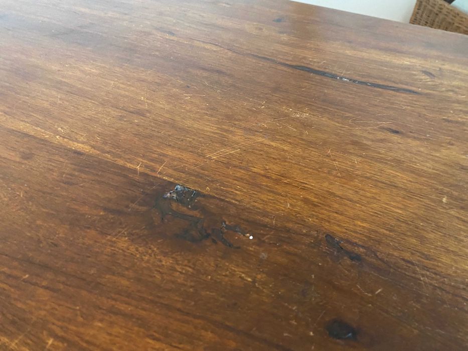 Ława AlmiDecor - Lite egzotyczne drewno - palisander - styl kolonialny