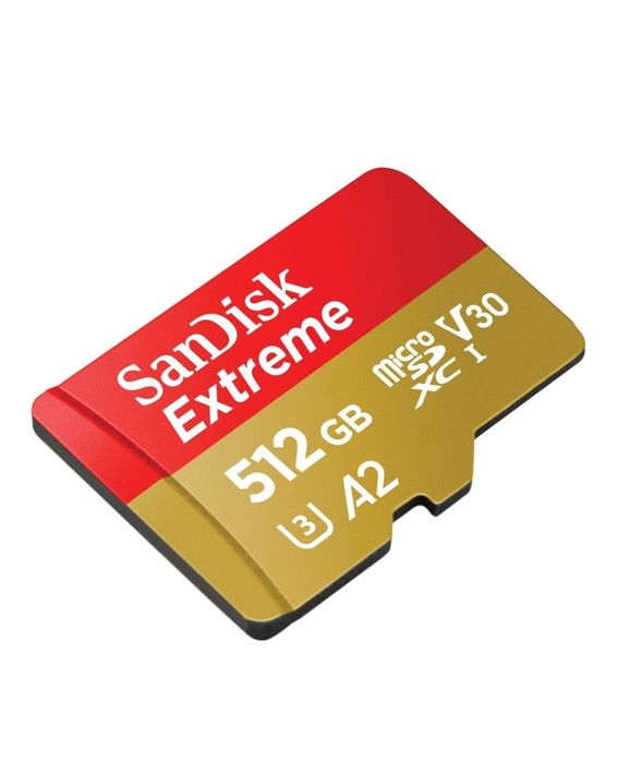 Карта пам'яті SanDisk microSDXC Extreme 512GB UHS-I U3 V30 A2