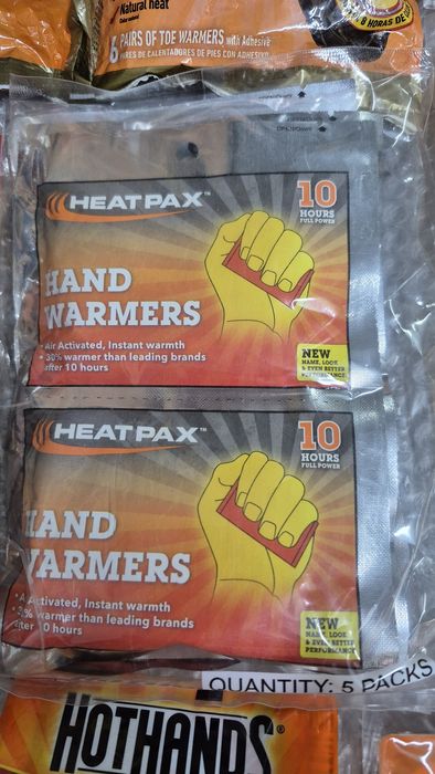 Ogrzewacze do rąk .