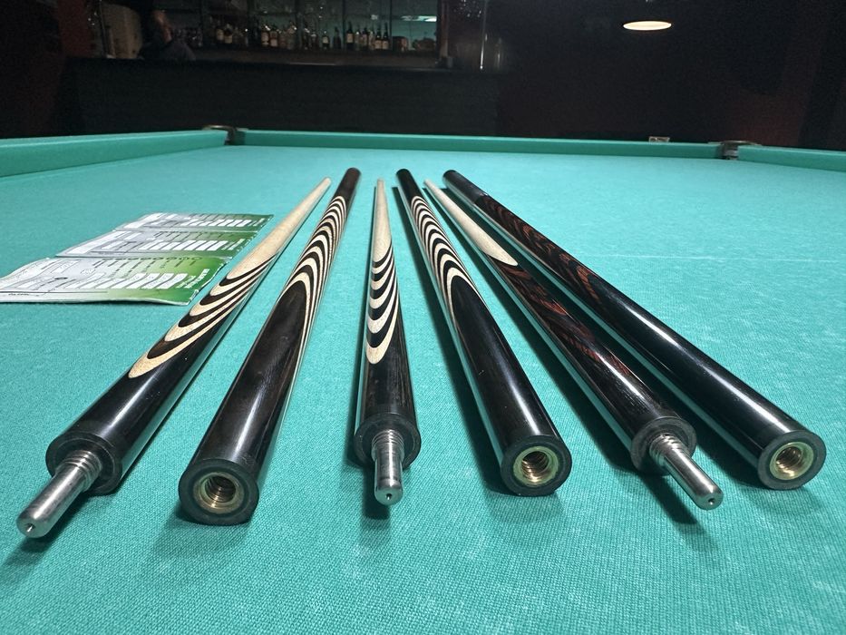 Бильярдный кий Каюкова эбен и макассар