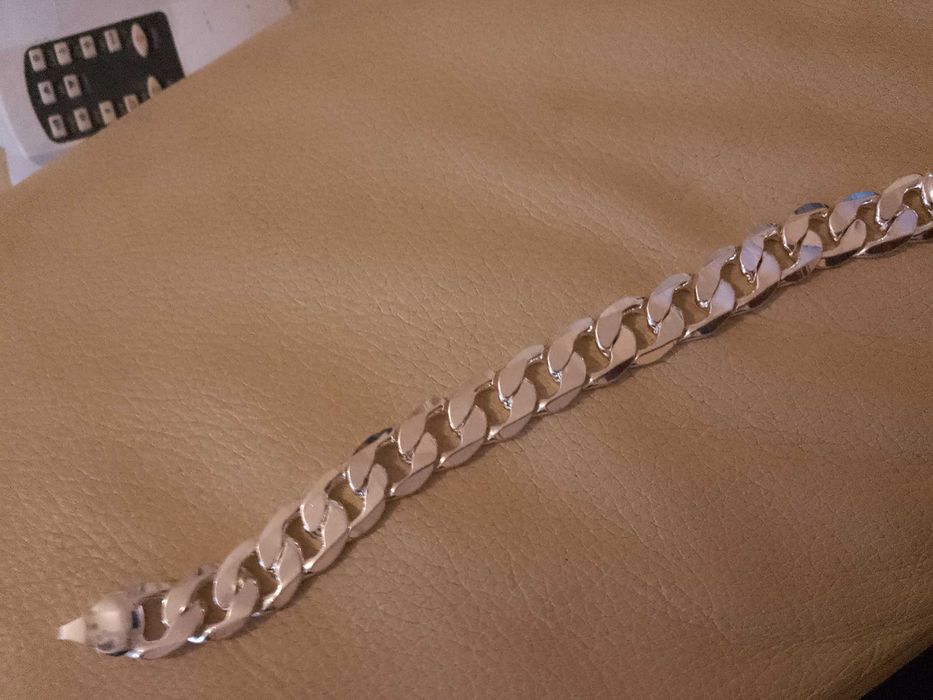 Łańcuszek Srebrny Srebro Warstwowe 35 gram 50 cm