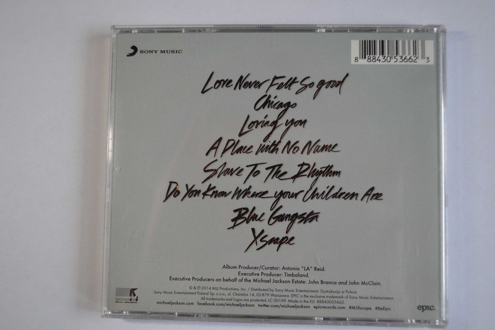 Michael Jackson – XSCAPE (1 CD, Standard Edition) NOWA