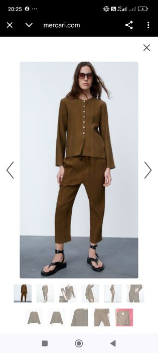 Текстурований костюм на ґудзиках розмір S-XS