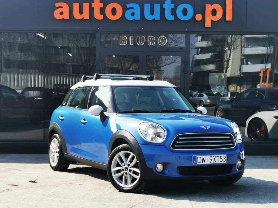 MINI Countryman Cooper, Automat, Przebieg 158157km, Czujniki parkowania, Skóra