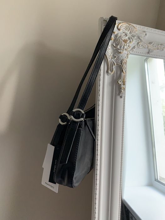 шкіряна сумка Mango