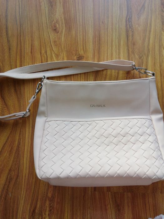 Torebka damska pudrowy róż