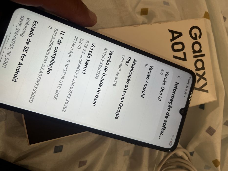 Samsung A07 4+4ram 128