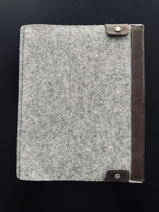 Capa de pele/burel HardGraft para Ipad