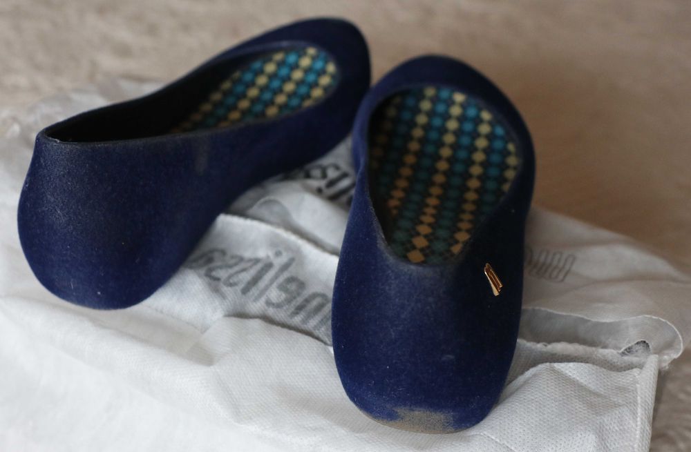 Melissa Ultragirl Blue Flocked