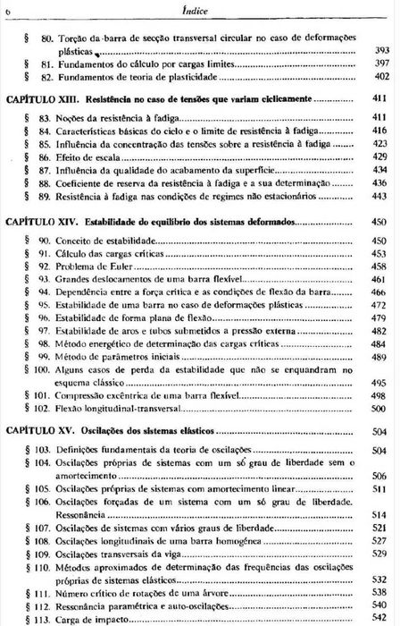 Eng Mecânica:  Feodosiev _ Resistência dos materais (pode consultar indice nas fotos)