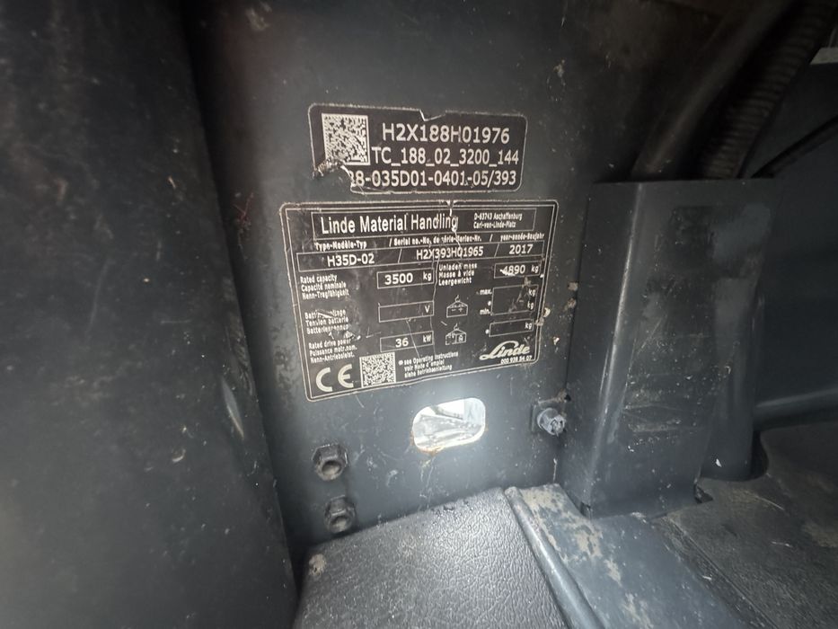 Linde h35 evo 2017 року дизель Погрущик кара навантажувач toyota still