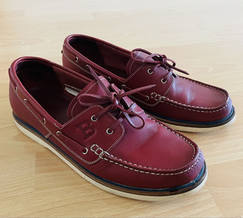 Лоферы мокасины топсайдеры кожаные 40 Bally Timberland оригинал Ecco