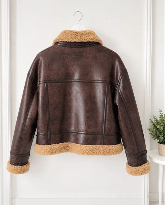 Zara nowa  kurtka kozuszek aviator