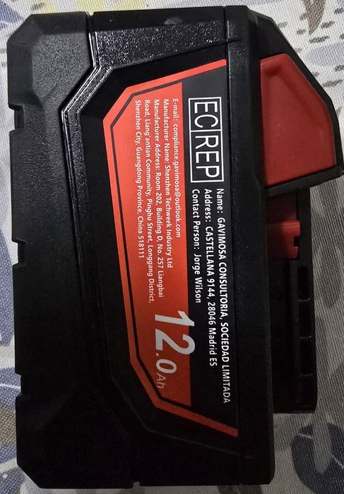Bateria máquinas milwaukee